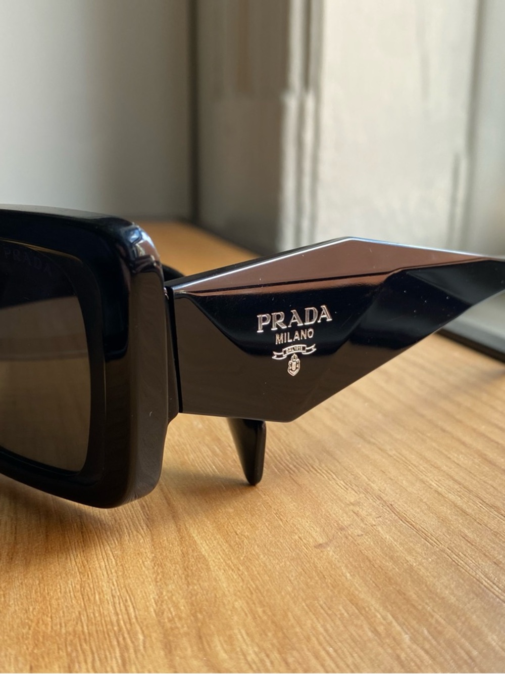 Prada Black Frame Sunglasses - Picture 3 of 7